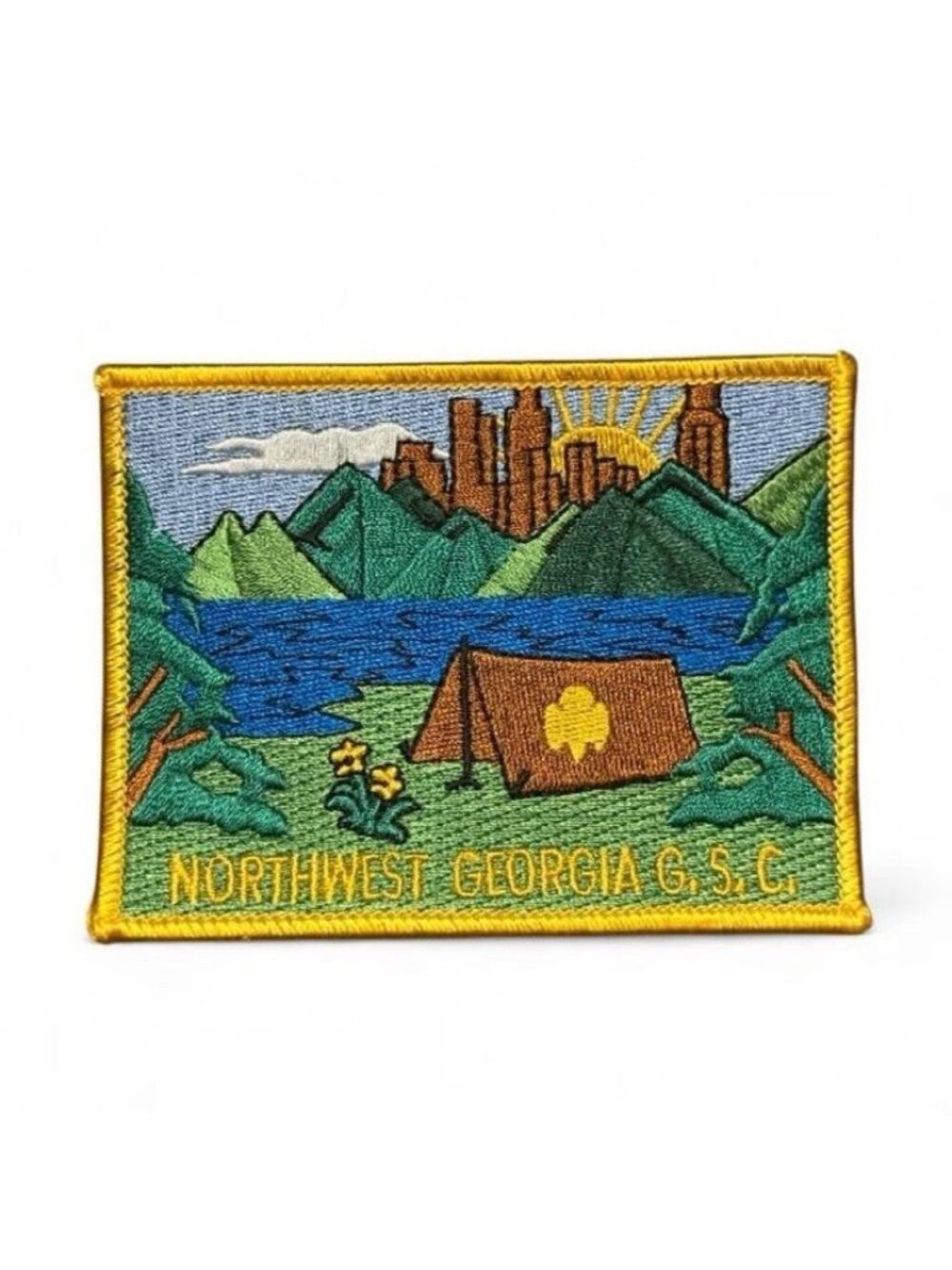 Vintage Northwest Georgia Girl Scouts Council Shoulder Patch GSC Camp